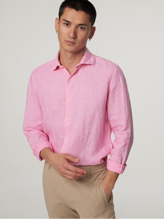 Image sur Chemise en lin Regular Fit