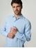 Bild von LEINEN-HEMD HELLBLAU