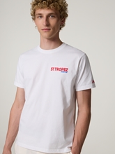 Image sur T-shirt en coton POSTCARD