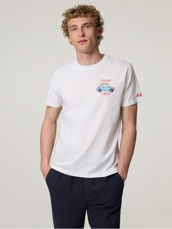 Image sur T-shirt en coton