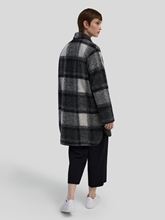 Image sur Manteau laine à carreaux