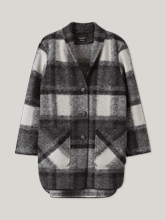 Image sur Manteau laine à carreaux
