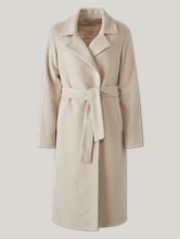 Bild von Wollmantel mit Taillengürtel