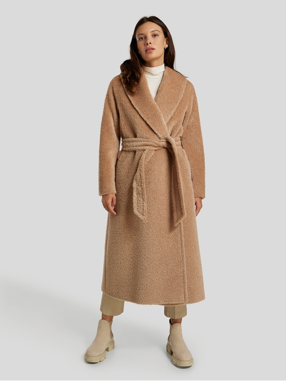 Bild von Mantel aus Alpaka und Schurwolle