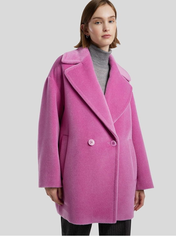 Image sur Manteau court en laine d'alpaga GIO