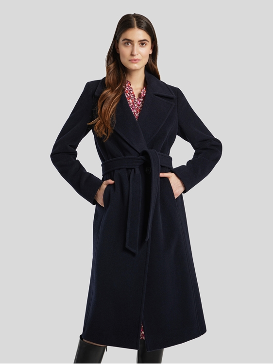 Bild von Wollmantel mit Gürtel WANDA