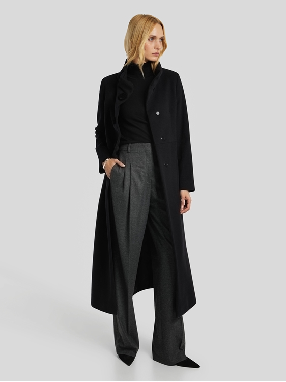Bild von Langer Mantel aus Schurwolle