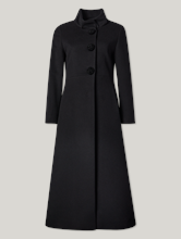 Bild von Langer Mantel aus Schurwolle