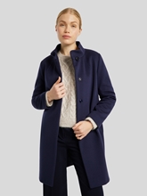 Bild von Wollmantel mit Stehkragen