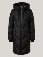 Bild von Steppmantel mit Kapuze