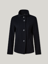 Bild von Wolljacke mit Stehkragen