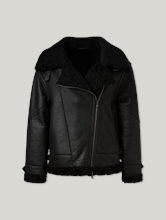 Image sur Veste en peau d'agneau au look biker PARIS