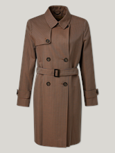 Bild von Trenchcoat mit Karo-Muster