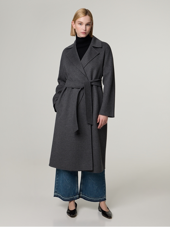 Bild von Mantel aus Schurwolle CLES
