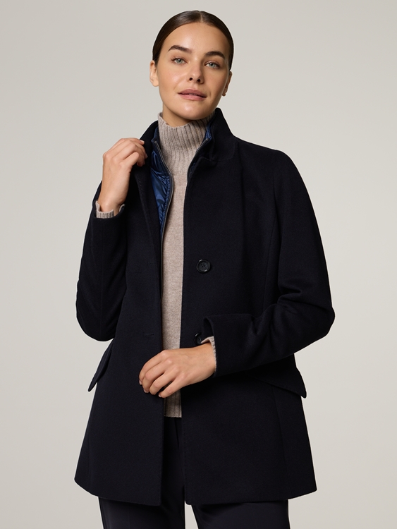 Image sur Manteau court en laine vierge