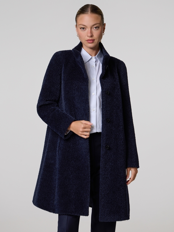 Bild von Wollmantel mit Alpaka