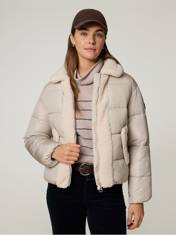 Bild von Jacke mit Kunstpelz HONEY