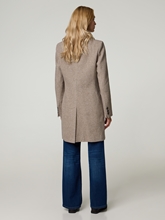 Bild von Mantel mit Kunstpelz