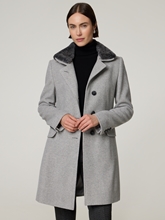 Bild von Mantel mit Wolle