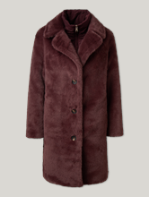 Bild von Mantel aus Kunstpelz