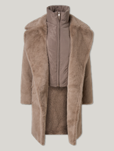 Bild von Mantel aus Kunstpelz