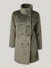 Bild von Mantel im Teddy-Look