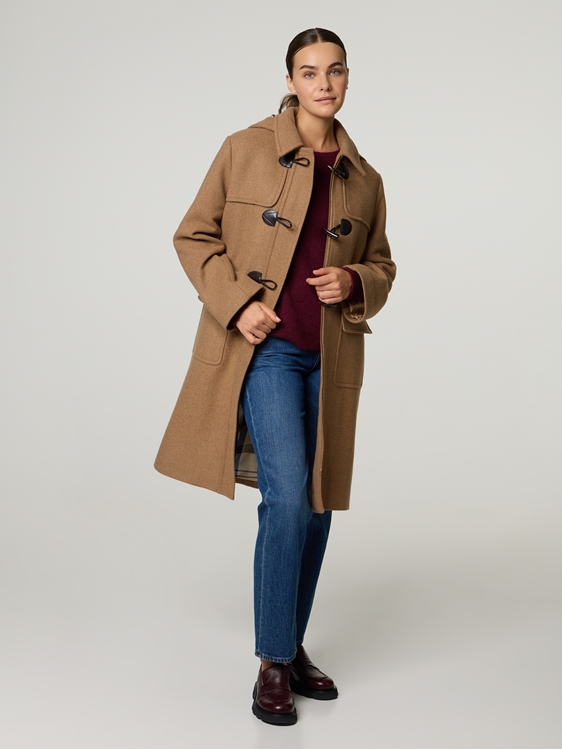 Image sur Dufflecoat avec laine