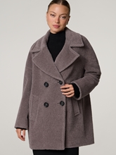 Bild von Wollmantel aus Alpaka-Mix