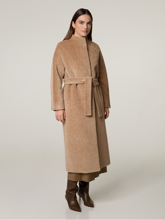 Bild von MANTEL STEHKRAGEN HAARIG