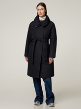 Bild von Daunenmantel mit Gürtel