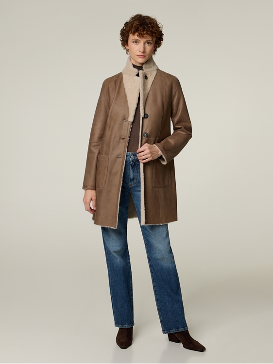 Bild von Reversibler Lammfellmantel DANA