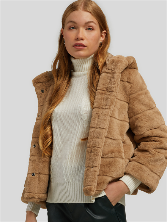 Pkz Ch Fashion Online Shop Grosse Auswahl An Top Marken Veste Fausse Fourrure Texturee