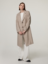 Image sur Manteau en laine avec motifs