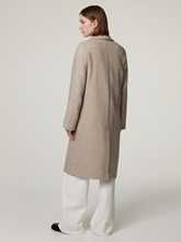 Image sur Manteau en laine avec motifs