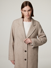 Image sur Manteau en laine avec motifs