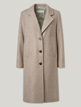 Image sur Manteau en laine avec motifs