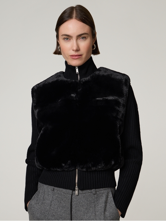 Image sur Cardigan avec fourrure DUA BUNNY