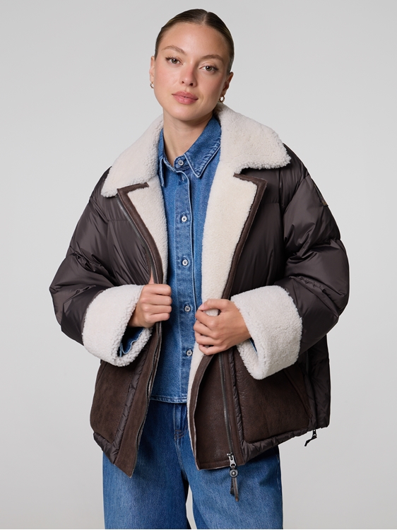 Bild von Lammfell-Pufferjacke CHAYNA