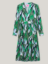 Image sur Robe midi imprimé allover
