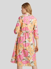 Image sur Robe midi imprimé allover