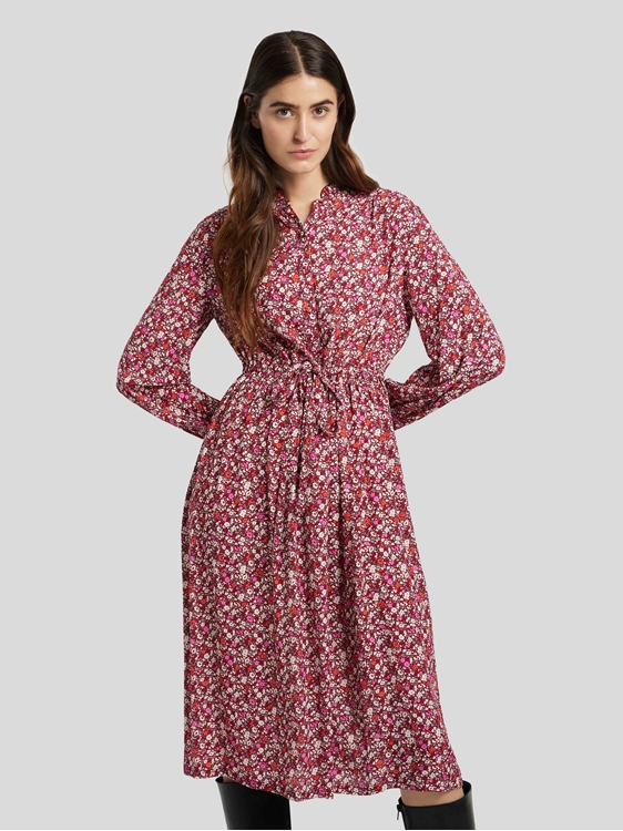 Image sur Robe midi imprimé floral