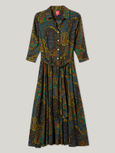 Bild von Maxikleid aus Viskose mit Gurt