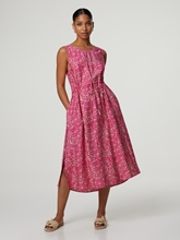 Image sur Robe midi imprimé allover