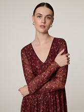 Image sur Robe midi avec imprimé