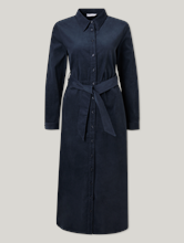 Image sur Robe midi en velours côtelé