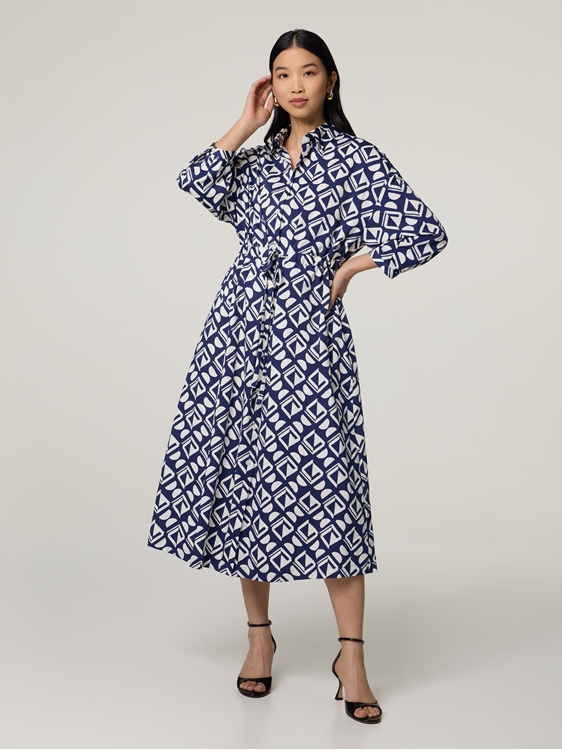 Image sur Robe-chemise en coton