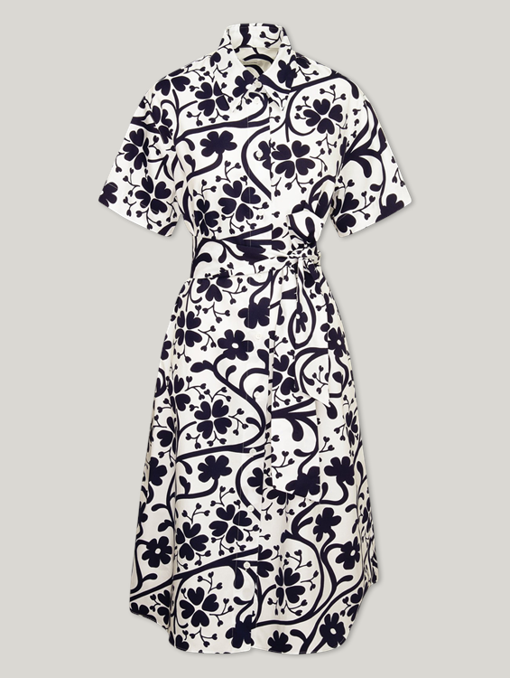 Image sur Robe-chemise en coton