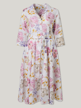 Image sur Robe midi en lin