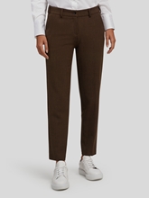 Image sur Pantalon business motif à carreaux MARON