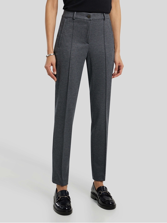 Damen Hose Lillyth Glencheck – Super Slim Fit Mit Dehnbarem Pull-On-Bund